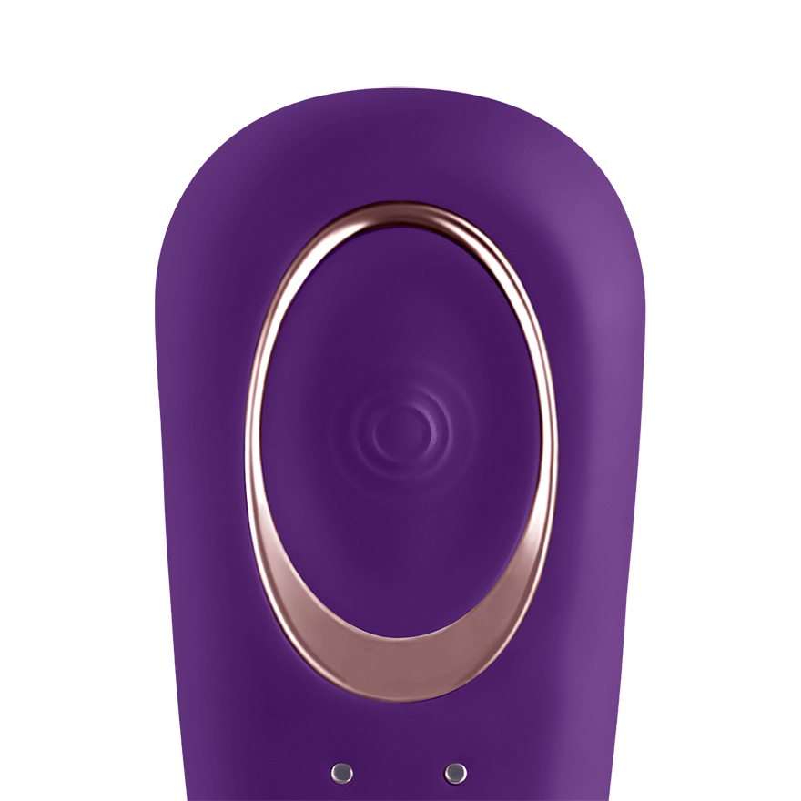 Satisfyer - Double Classic Partner Couple's Vibrator (Purple) - CherryAffairs.sg