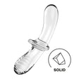 Satisfyer - Double Crystal Glass Dildo (Clear) STF1320 CherryAffairs