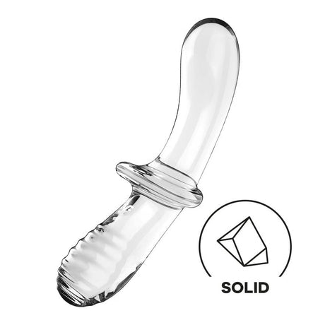 Satisfyer - Double Crystal Glass Dildo (Clear) STF1320 CherryAffairs