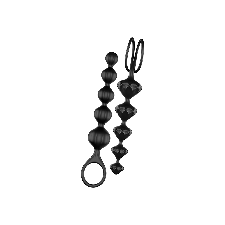 Satisfyer - Love Beads Super Soft Silicone Anal Beads 2 Pieces STF1055 CherryAffairs