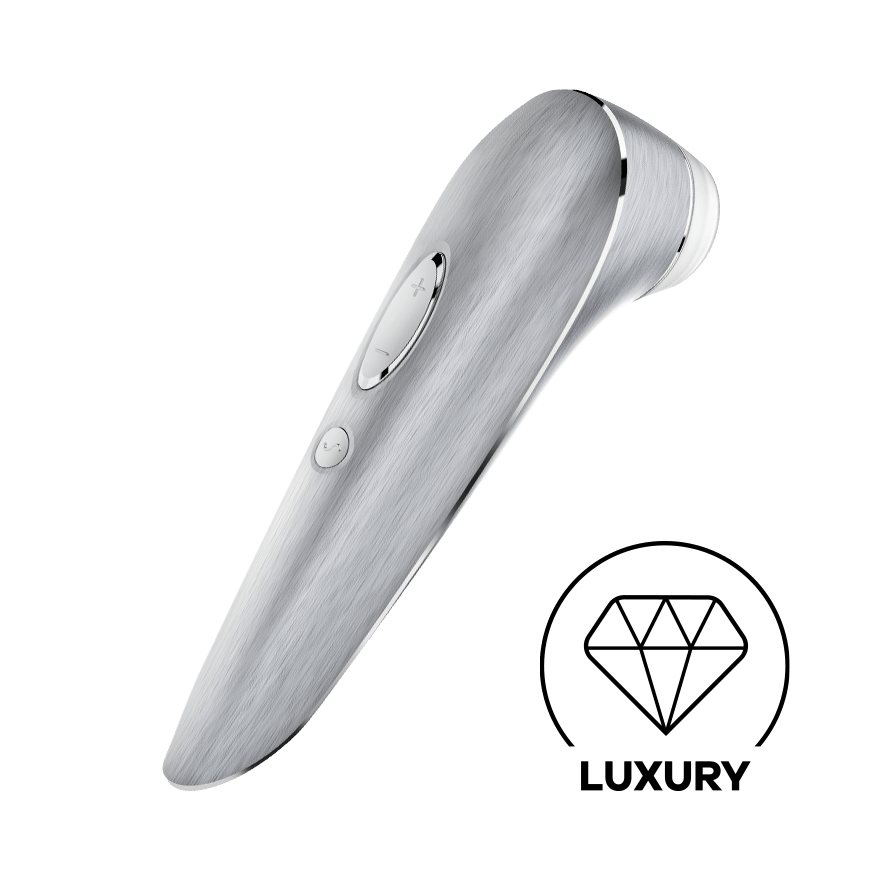 Satisfyer - Luxury High Fashion Clitoral Air Stimulator (Silver) STF1059 CherryAffairs