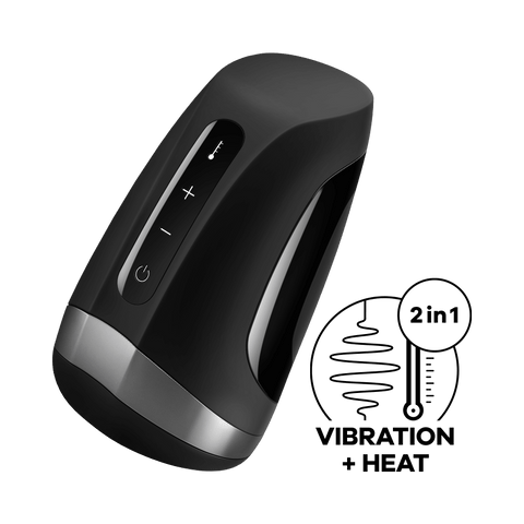 Satisfyer - Masturbator Getaran Panas Lelaki (Hitam)