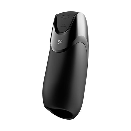 Satisfyer - Men Vibration Plus App-Controlled Stroker Masturbator (Black)    Masturbator Soft Stroker (Vibration) Rechargeable