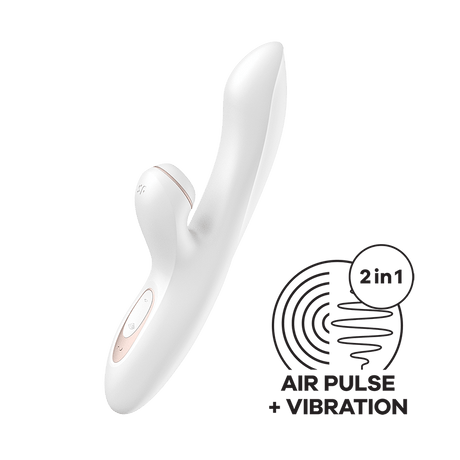 Satisfyer - Pro+ G Spot Rabbit Vibrator (White) STF1009 CherryAffairs