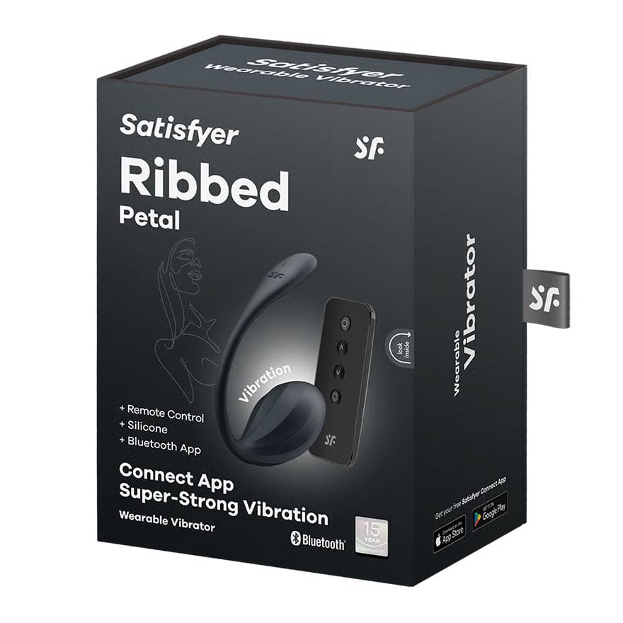Satisfyer - Ribbed Petal App-Controlled Wearable Egg Vibrator CherryAffairs