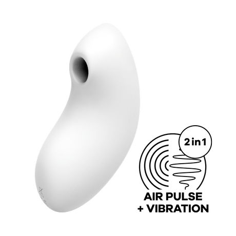 Satisfyer - Vulva Lover 2 Air Pulse Vibration Clitoral Stimulator CherryAffairs