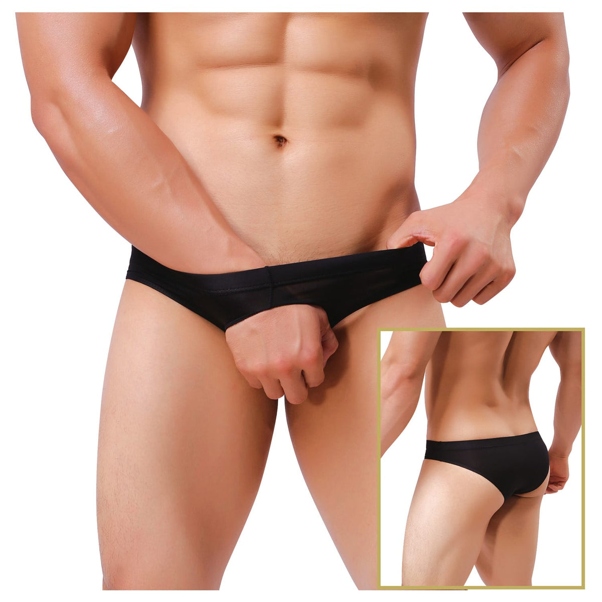 Stylish Platinum Guys - Men's Sheer Underwear Collection CherryAffairs