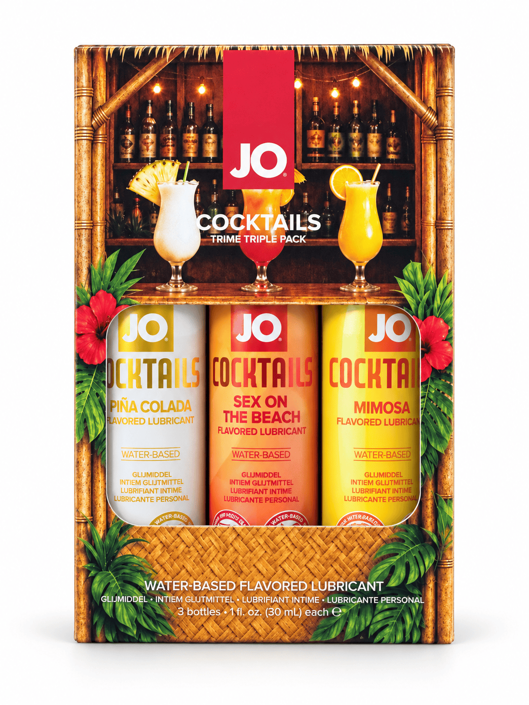 System JO - Tri-Me Cocktails Flavoured Water-Based Lubricant Triple Pack 3 × 30 ml SJ1252 CherryAffairs