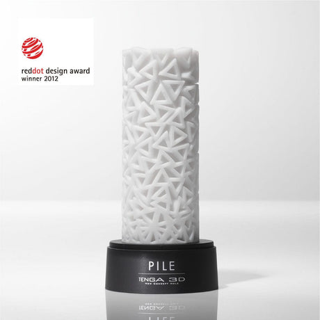 Tenga - 3D Series Stroker Masturbator (White) - CherryAffairs.sg