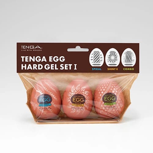 Tenga - Egg Hard Gel Masturbator Set