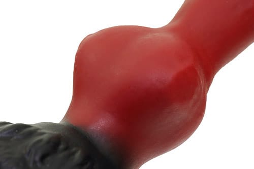 Tomax - Garm Fantasy Silicone Suction Cup Dildo (Wine Red/Black) CherryAffairs