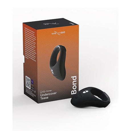 WE VIBE - Bond Remote Control Silicone Cock Ring (Black) WEV1048 CherryAffairs