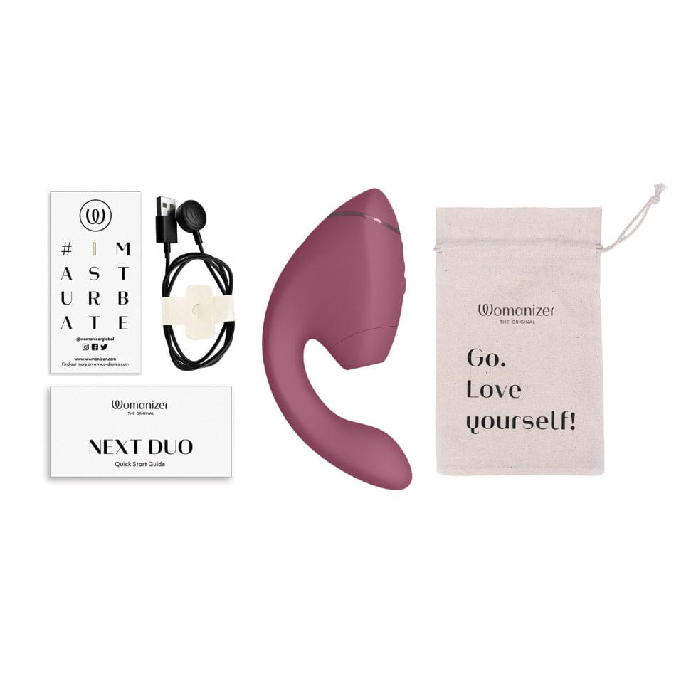 Womanizer - Next Duo Pleasure Air Dual Stimulator CherryAffairs