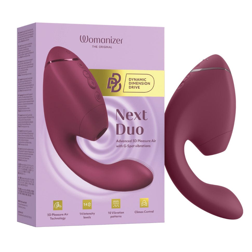 Womanizer - Next Duo Pleasure Air Dual Stimulator CherryAffairs