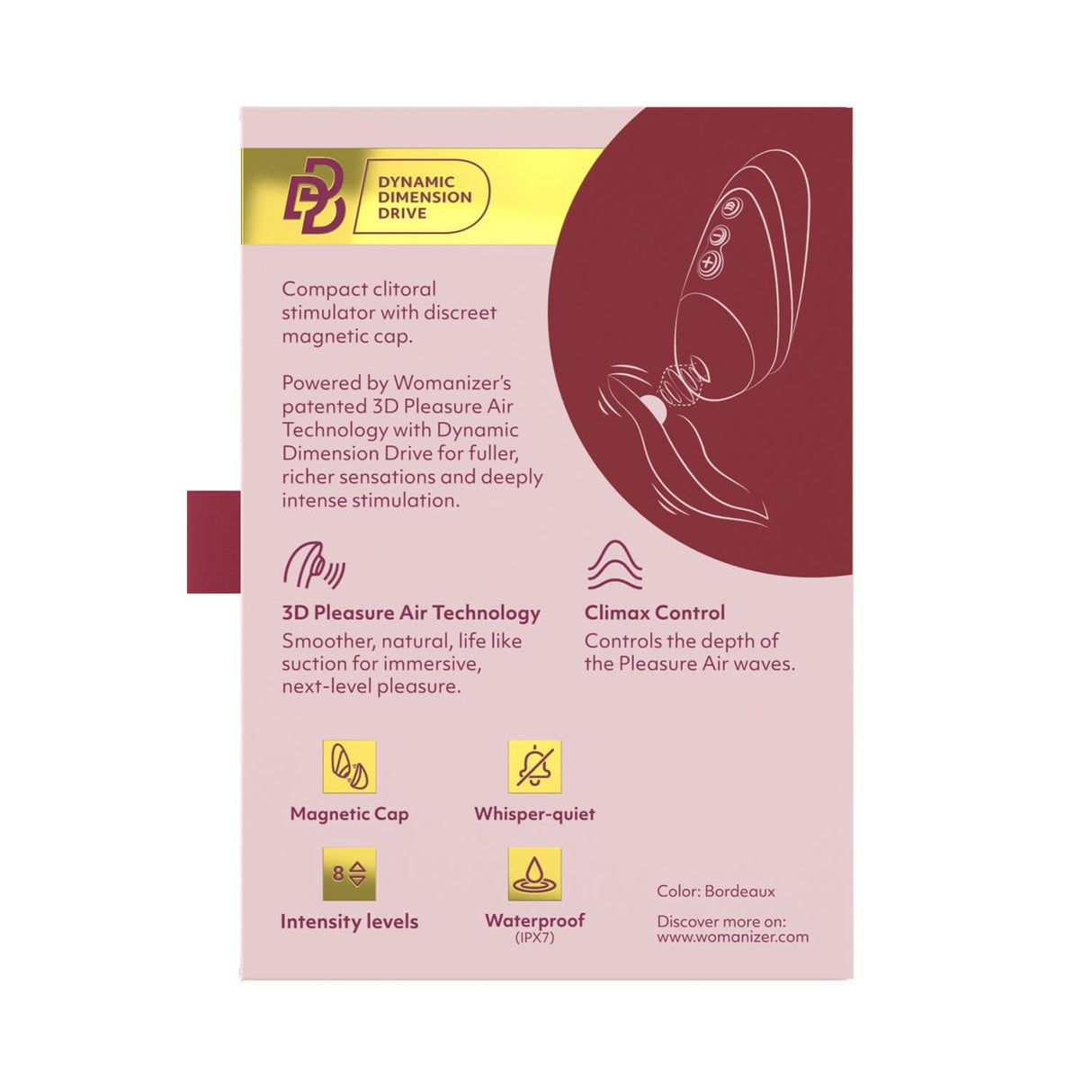Womanizer - Next Liberty Clitoral Air Stimulator CherryAffairs