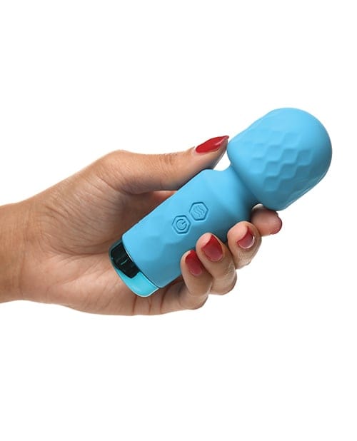 XR Brands - Bang! Mini Rechargeable Wand Massager (Blue) XR1103 CherryAffairs