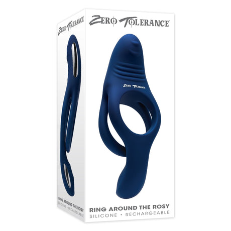 Zero Tolerance - Ring Around The Rosy Rechargeable Cock Ring (Blue) ZR1072 CherryAffairs