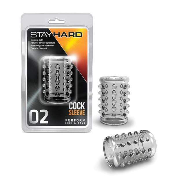 Blush Novelties - Stay Hard Cock Sleeve 02 (Clear) Cock Sleeves (Non Vibration)