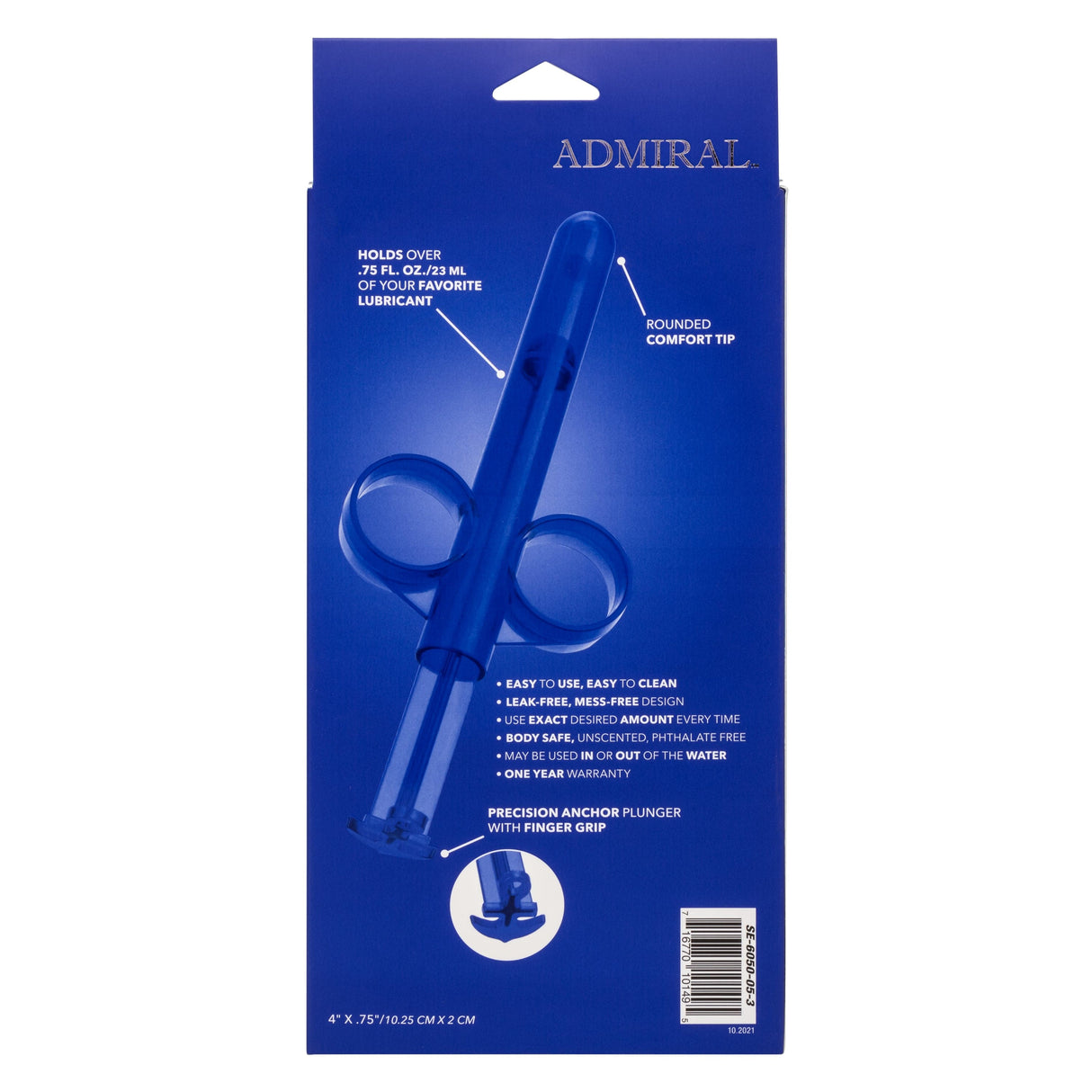 California Exotics - Admiral Lube Tube Accessory (Blue) CE1971 CherryAffairs