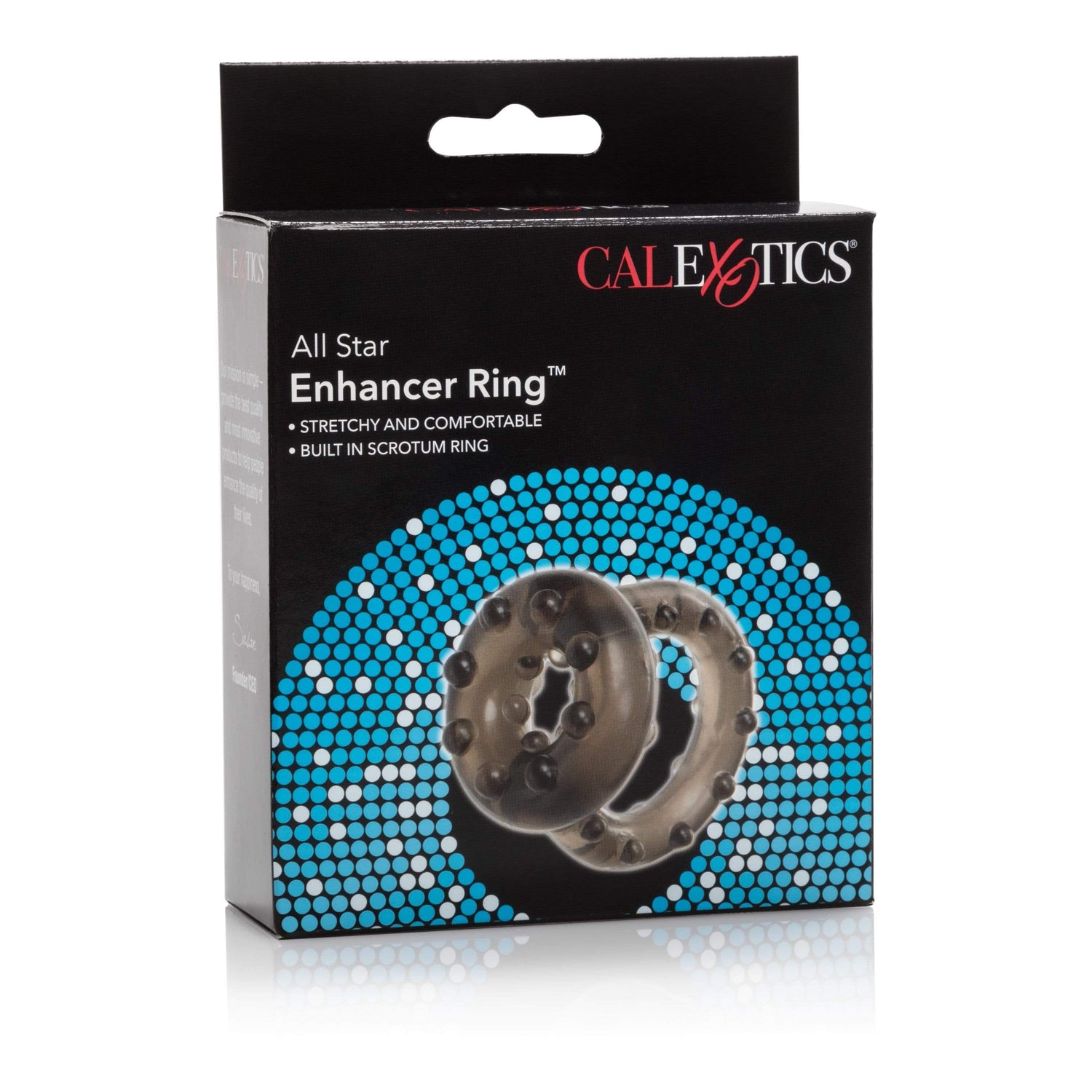 California Exotics - All Star Enhancer Cock Ring (Black) CE1387 CherryAffairs