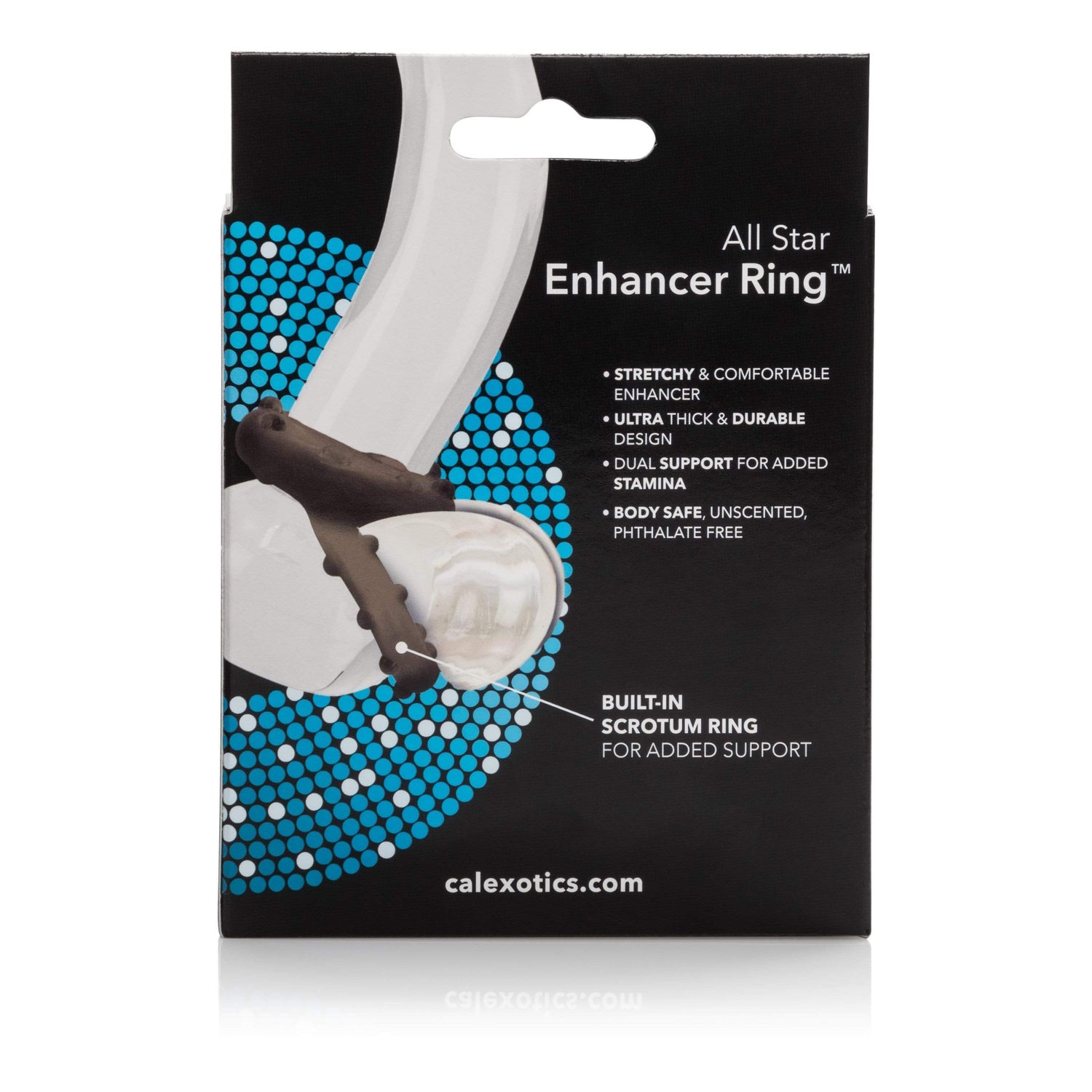 California Exotics - All Star Enhancer Cock Ring (Black) CE1387 CherryAffairs