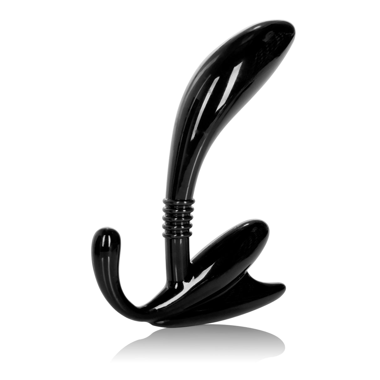 California Exotics - Apollo Curved Prostate Probe Massager (Black) CE1572 CherryAffairs
