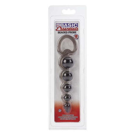 California Exotics - Basic Essentials Beaded Probe Anal Beads - CherryAffairs.sg