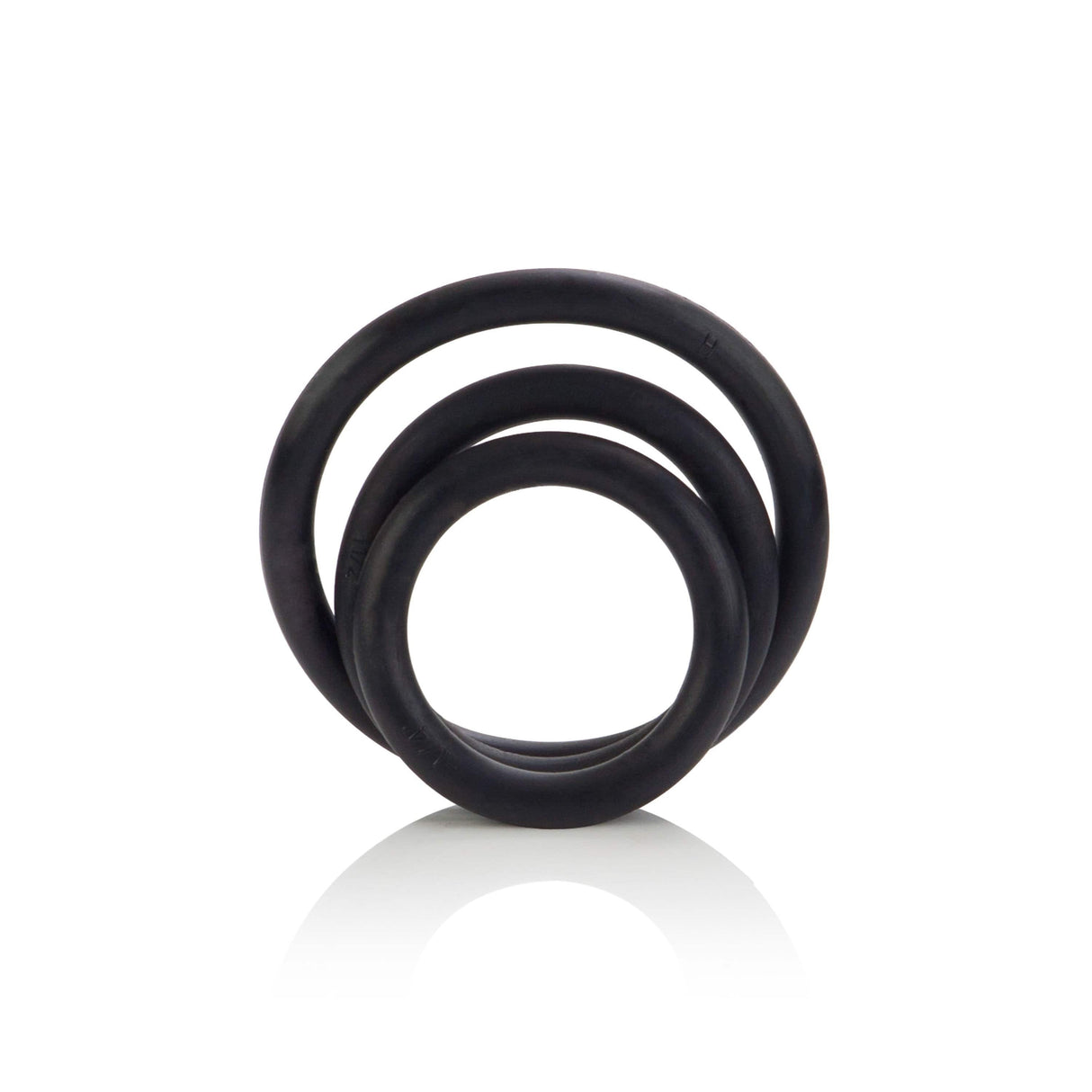 California Exotics - Black Rubber Ring Set (Black) CE1383 CherryAffairs