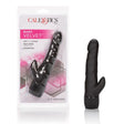 California Exotics - Black Velvet Clit Arouser Rabbit Vibrator (Black) CE1372 CherryAffairs