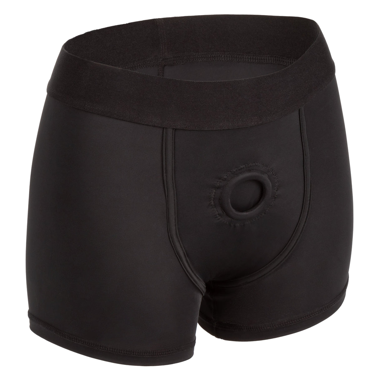 California Exotics - Boundless Boxer Brief Strap On Harness S/M (Black) CE1936 CherryAffairs