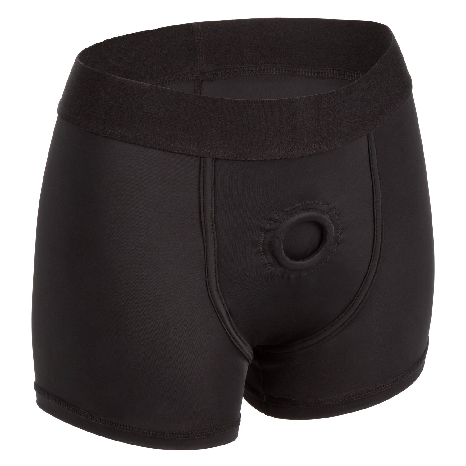 California Exotics - Boundless Boxer Brief Strap On Harness S/M (Black) CE1936 CherryAffairs
