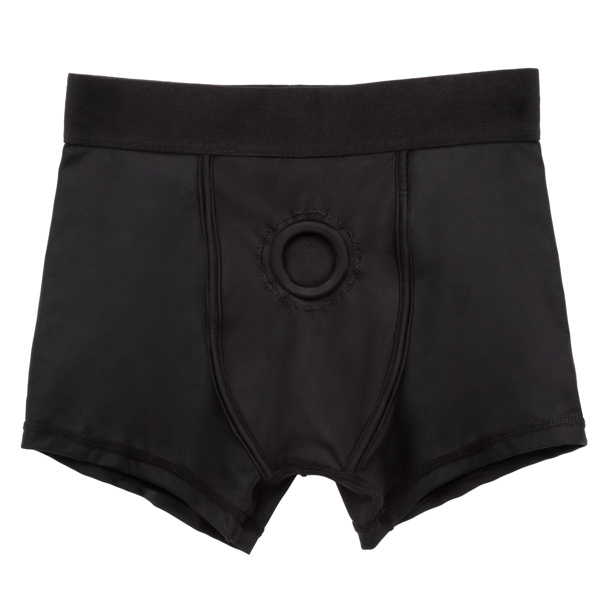 California Exotics - Boundless Boxer Brief Strap On Harness S/M (Black) CE1936 CherryAffairs