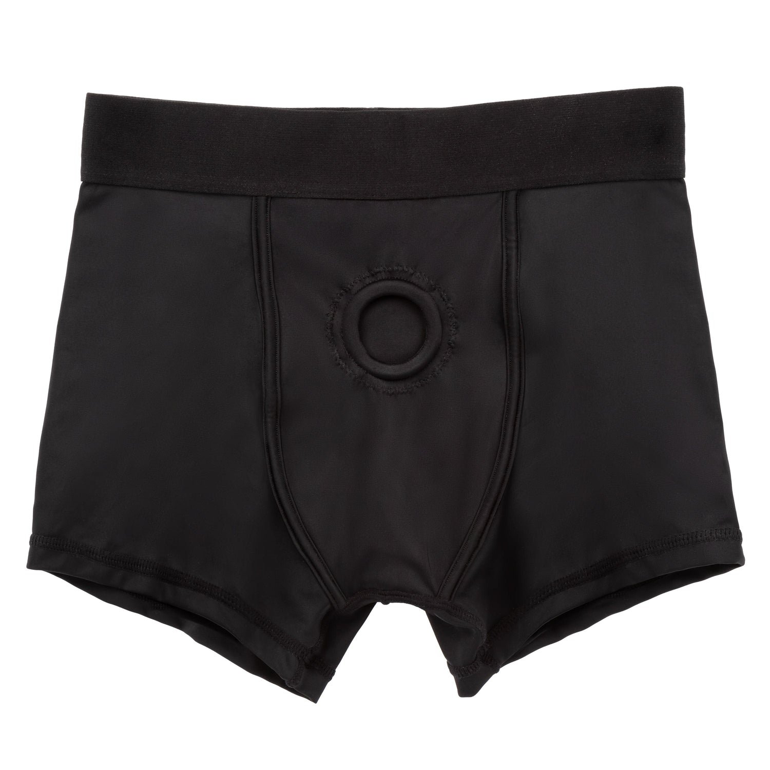 California Exotics - Boundless Boxer Brief Strap On Harness S/M (Black) CE1936 CherryAffairs