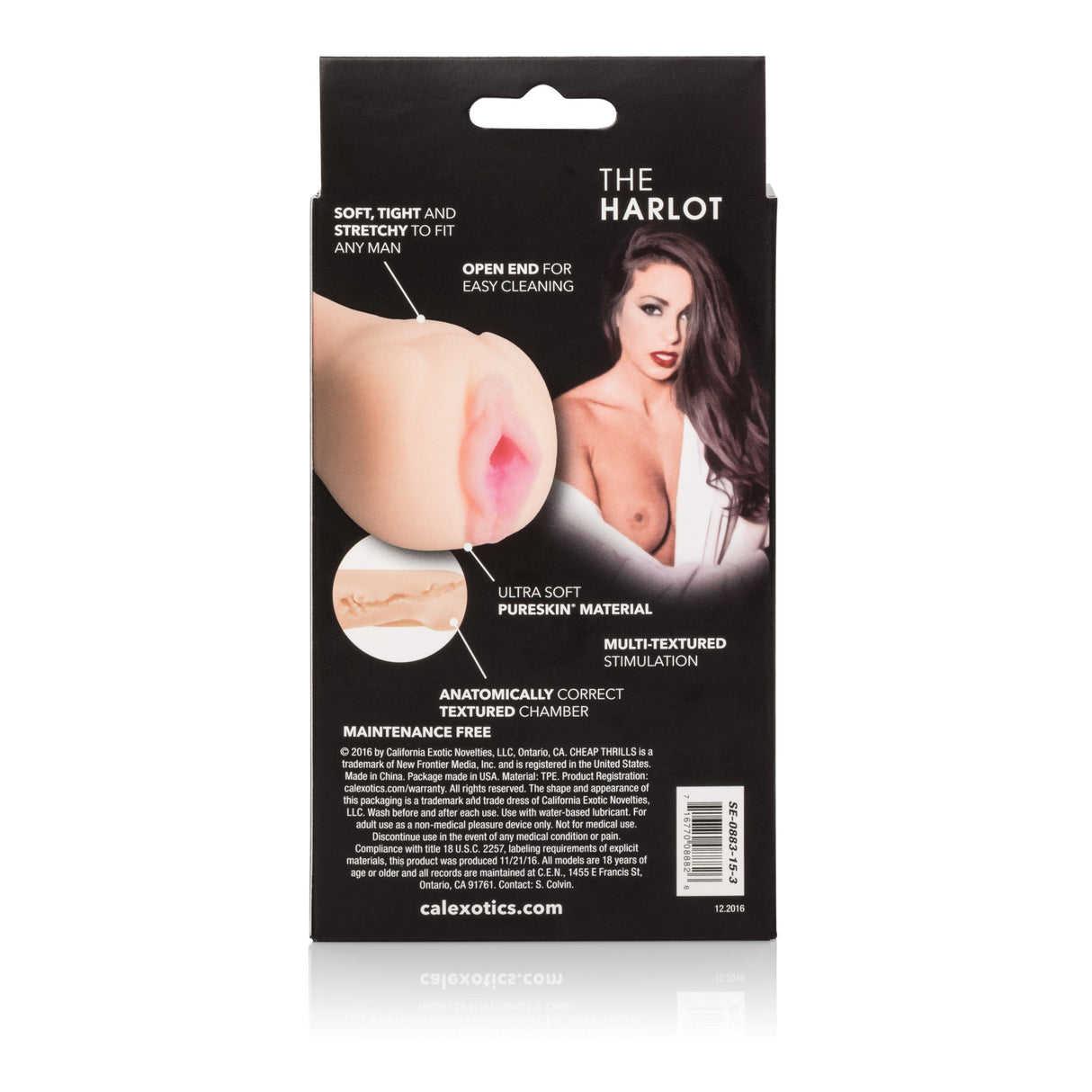 California Exotics - Cheap Thrills The Harlot Masturbator (Beige) CE1615 CherryAffairs