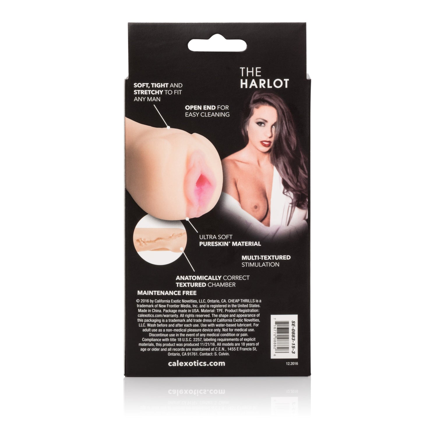 California Exotics - Cheap Thrills The Harlot Masturbator (Beige) CE1615 CherryAffairs