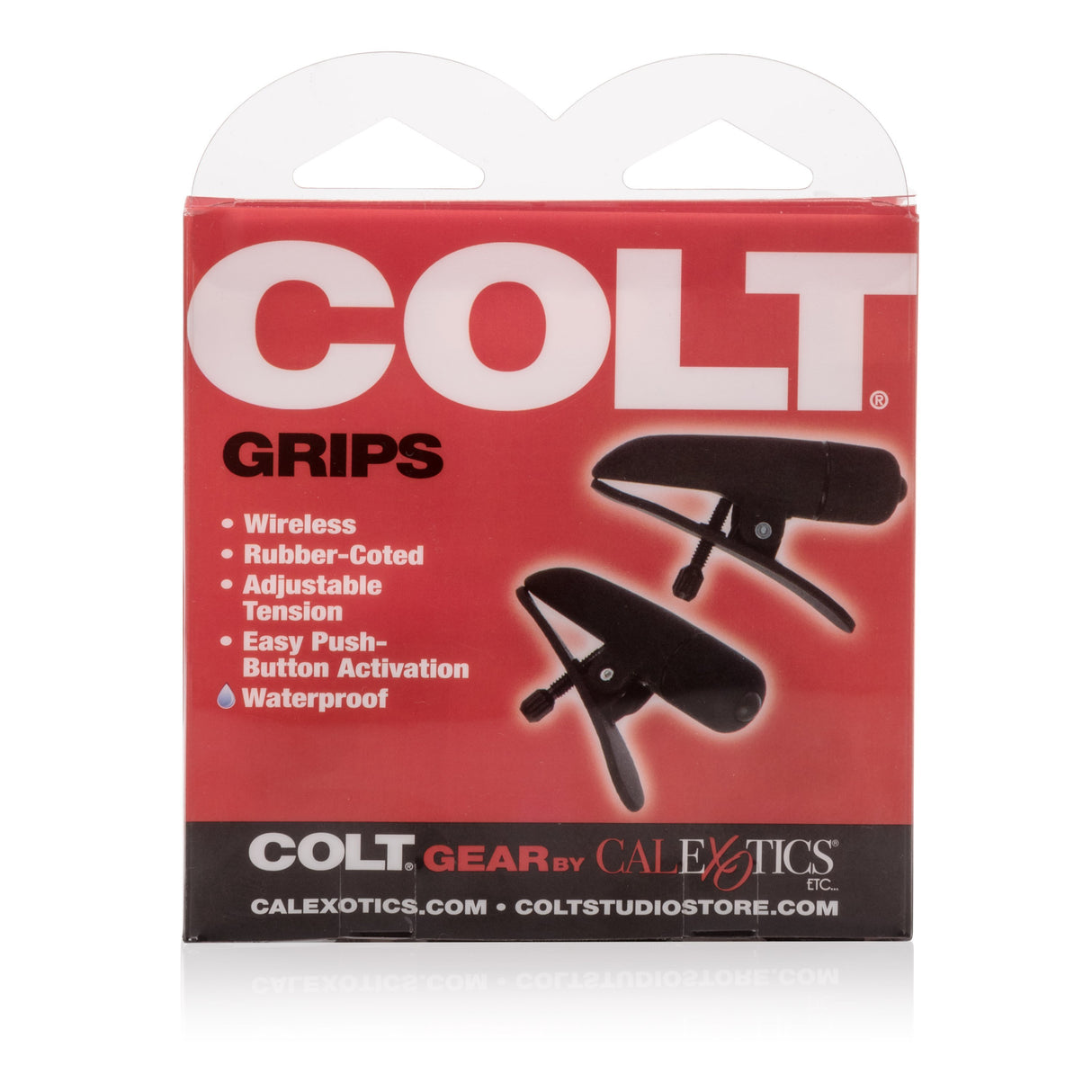 California Exotics - COLT Grips Vibrating Nipple Clamps (Black) CE1455 CherryAffairs