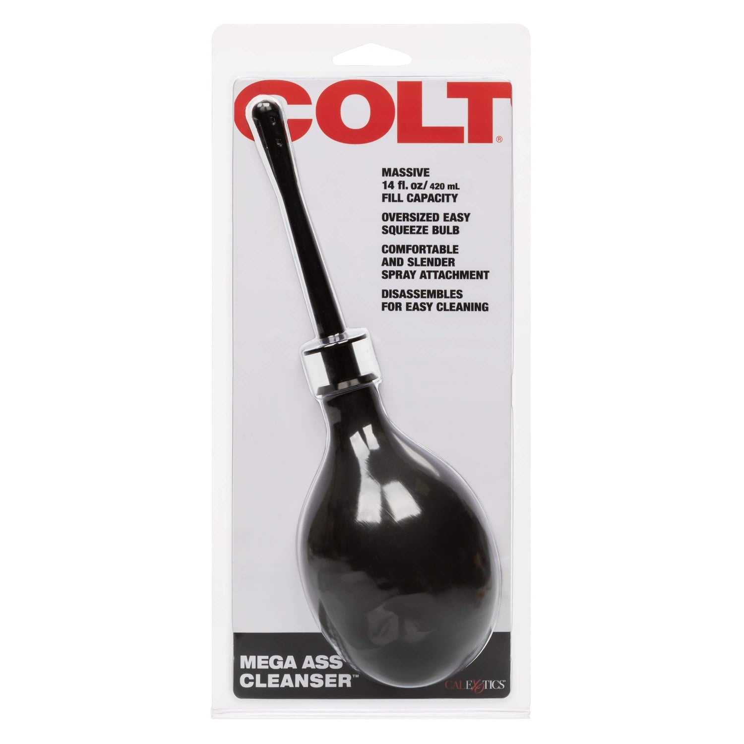 California Exotics - COLT Mega Ass Anal Douche Cleanser (Black) CE1857 CherryAffairs