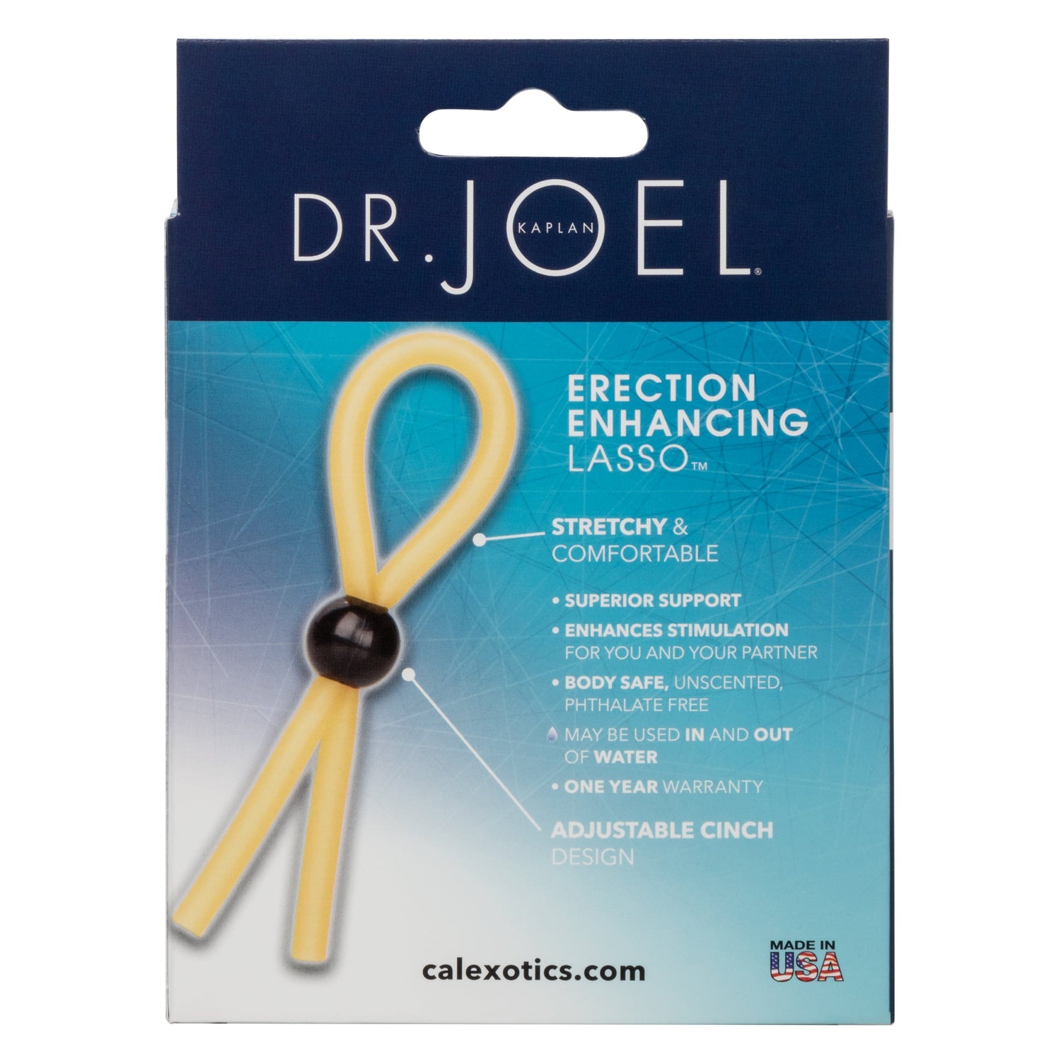 California Exotics - Dr Joel Kaplan Erection Enhancing Lasso  Cock Ring (Ivory) CE1944 CherryAffairs