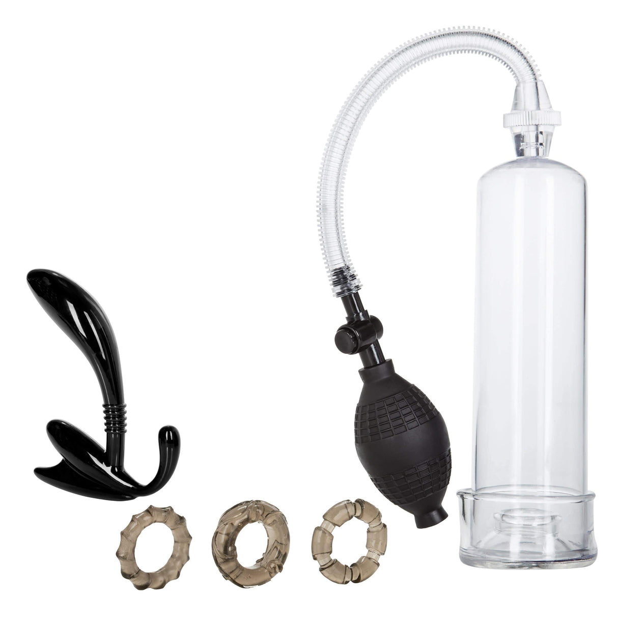 California Exotics - Dr Joel Kaplan Essential Penis Pump Kit (Clear)    Penis Pump (Non Vibration)