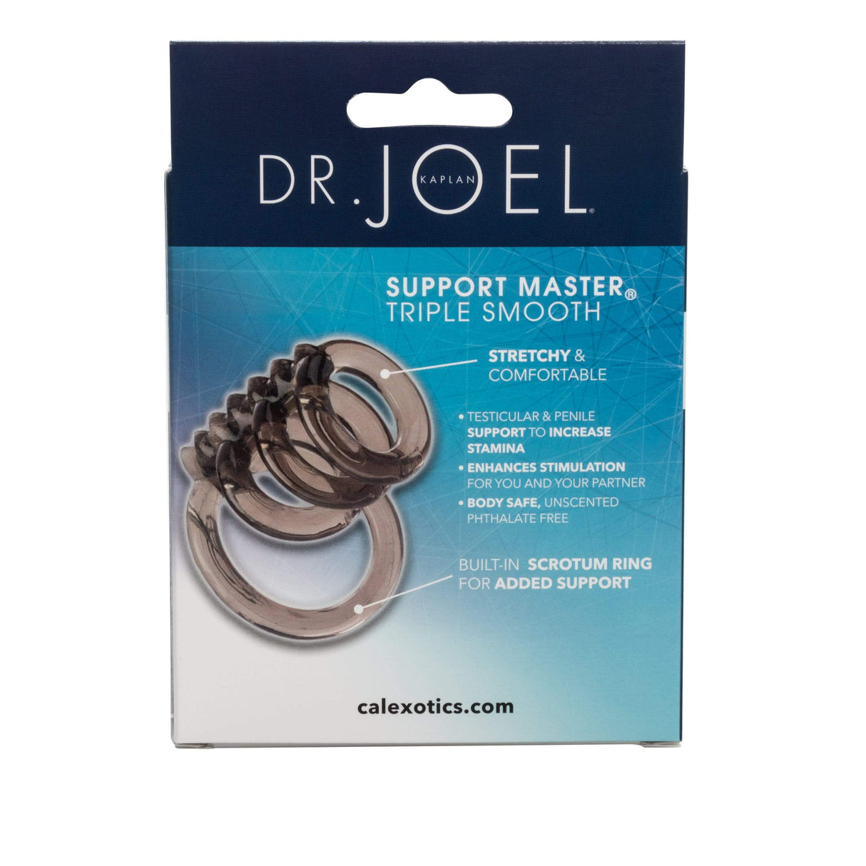 California Exotics - Dr Joel Kaplan Support Master Triple Smooth Cock Cage (Grey) CE1840 CherryAffairs