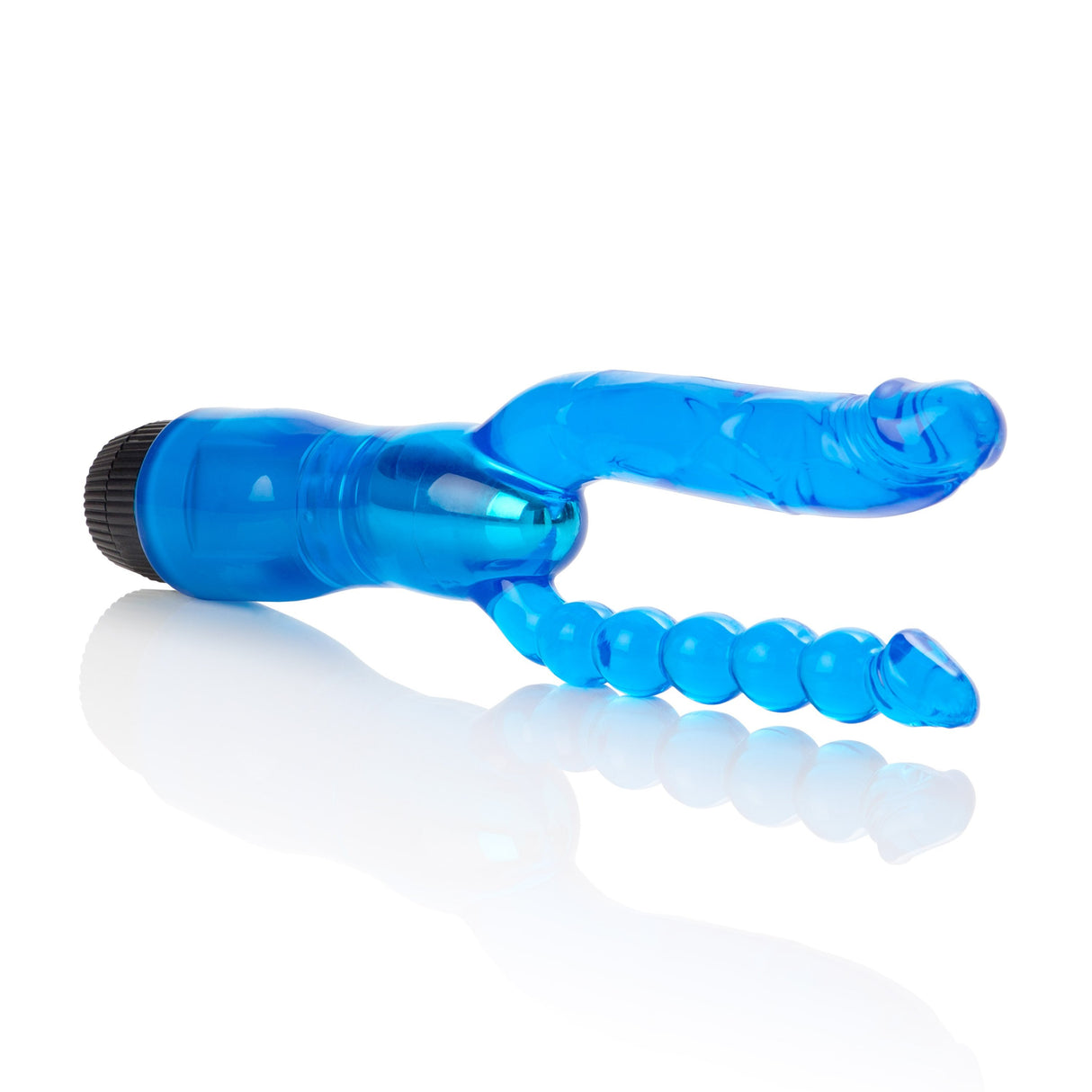 California Exotics - Dual Penetrator Vibrator (Blue) CE1476 CherryAffairs