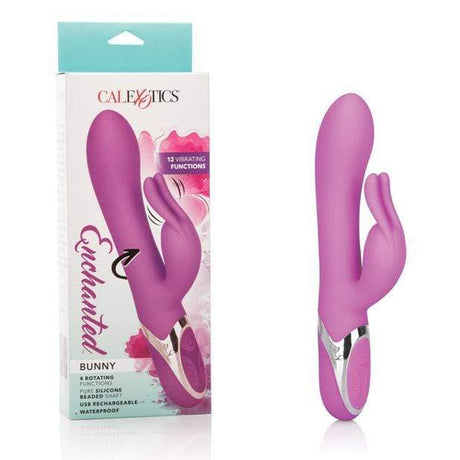 California Exotics - Enchanted Bunny Rechargeable Rabbit Vibrator (Purple) CE1307 CherryAffairs