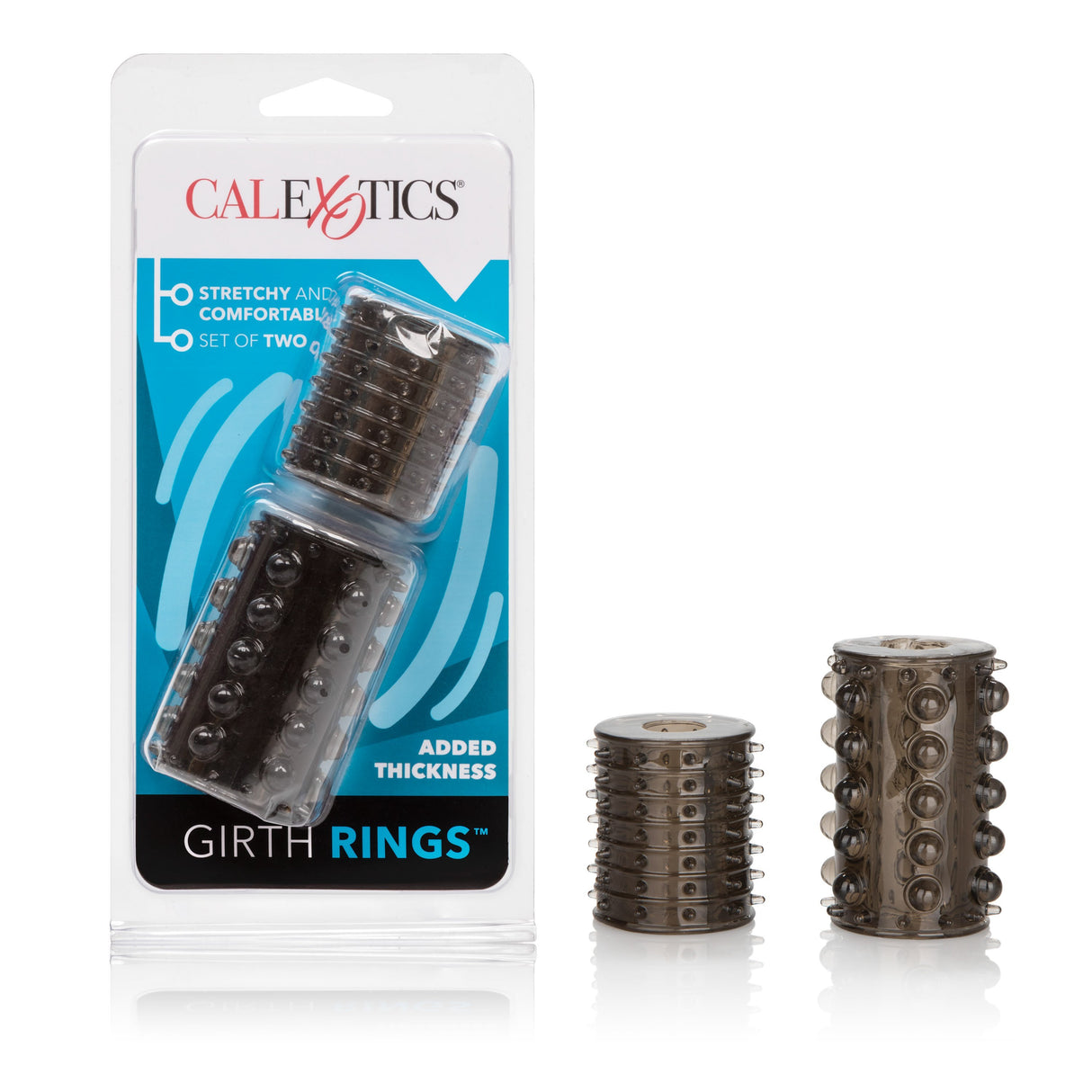 California Exotics - Girth Rings Cock Sleeves (Black) CE1392 CherryAffairs