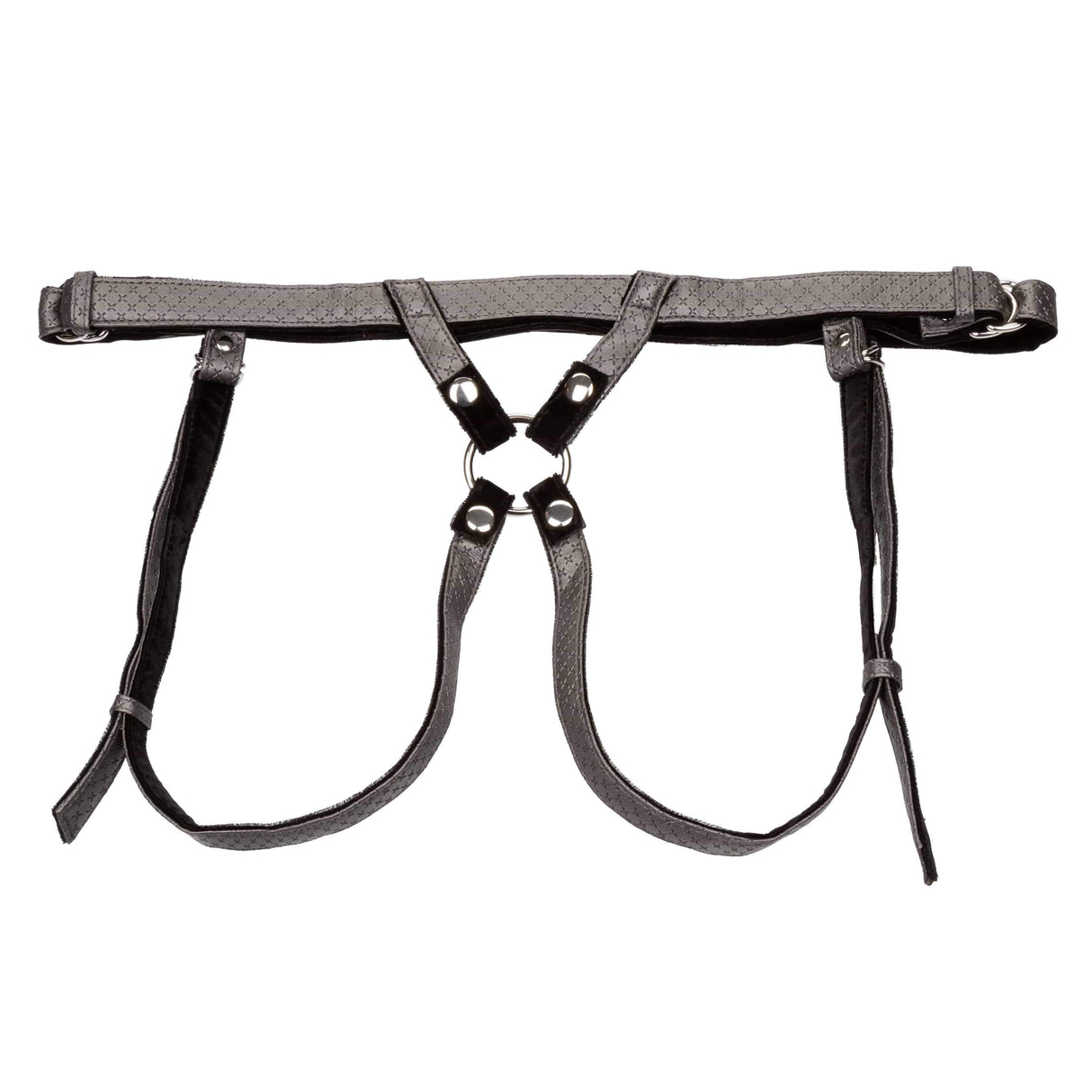 California Exotics - Her Royal Harness The Regal Duchess Strap On (Black)    Strap On w/o Dildo