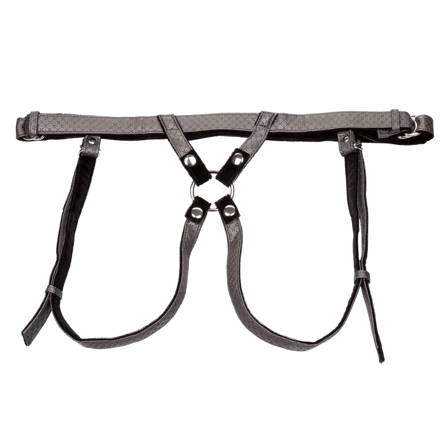 California Exotics - Her Royal Harness The Regal Duchess Strap On (Black)    Strap On w/o Dildo