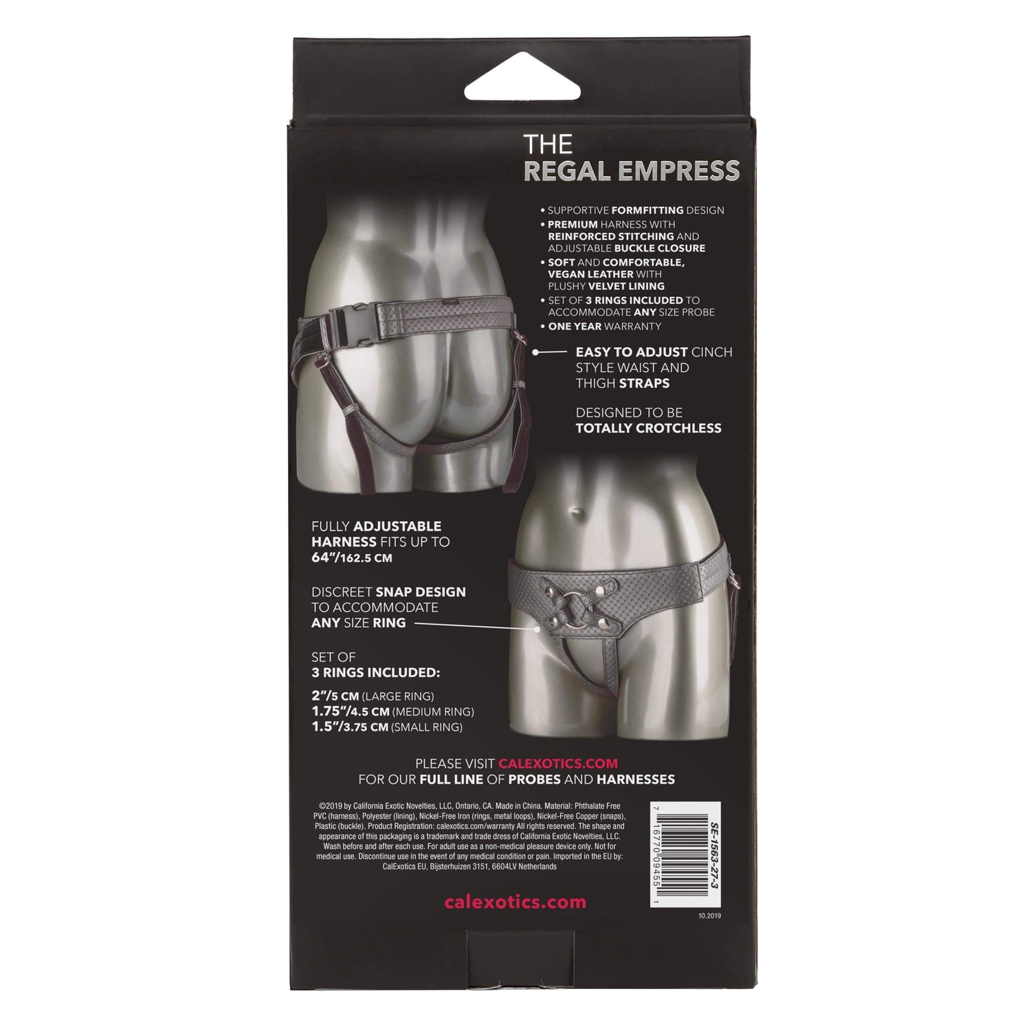 California Exotics - Her Royal Harness The Regal Empress Crotchless Strap On CherryAffairs