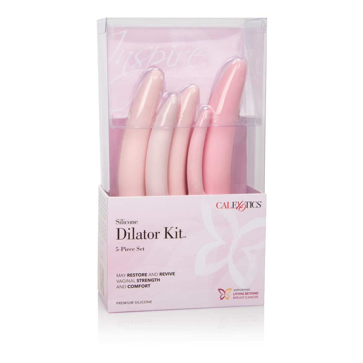 California Exotics - Inspire Silicone Dilator 5 Piece Set (Pink) CE1490 CherryAffairs