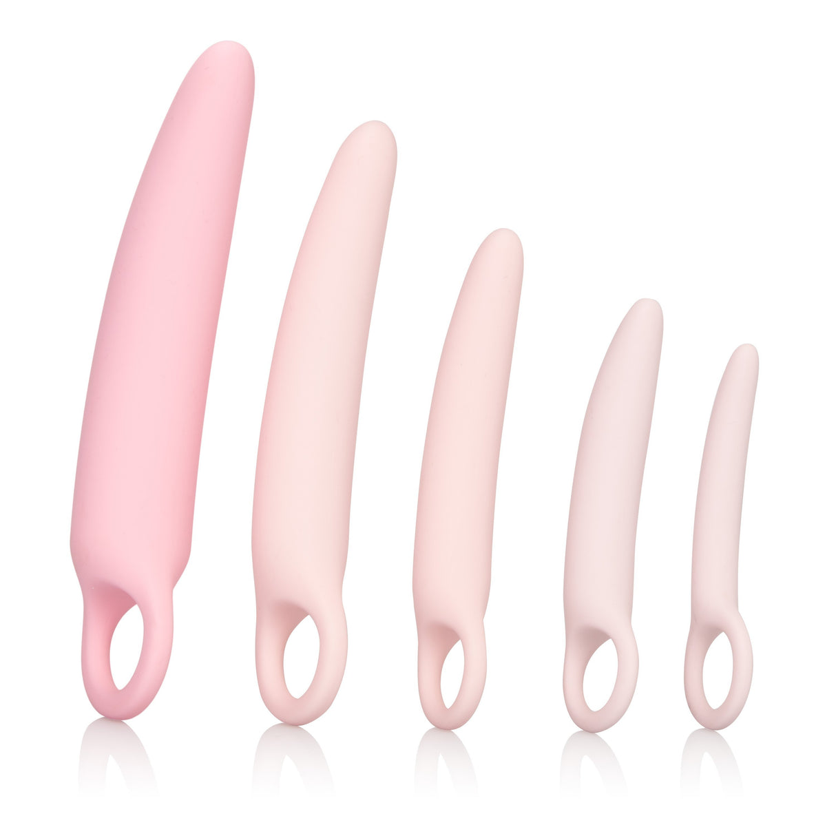 California Exotics - Inspire Silicone Dilator 5 Piece Set (Pink) CE1490 CherryAffairs