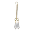 California Exotics - Intimate Play Crystal Clitoral Jewelry Clamp (Gold) CE1822 CherryAffairs