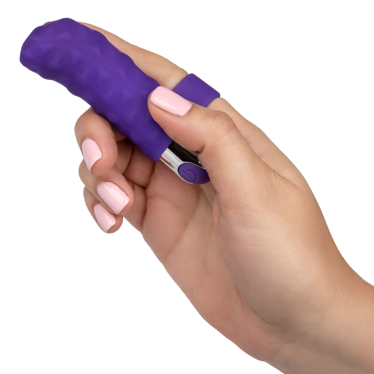 California Exotics - Intimate Play Rechargeable Finger Teaser Clit Massager (Purple) CE1928 CherryAffairs